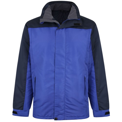 KAM Padded Waterproof Coat  Navy